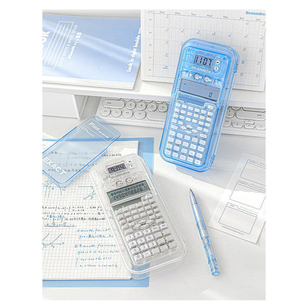 Planwith 2-in-1 Scientific Function Calculator Pencil Case