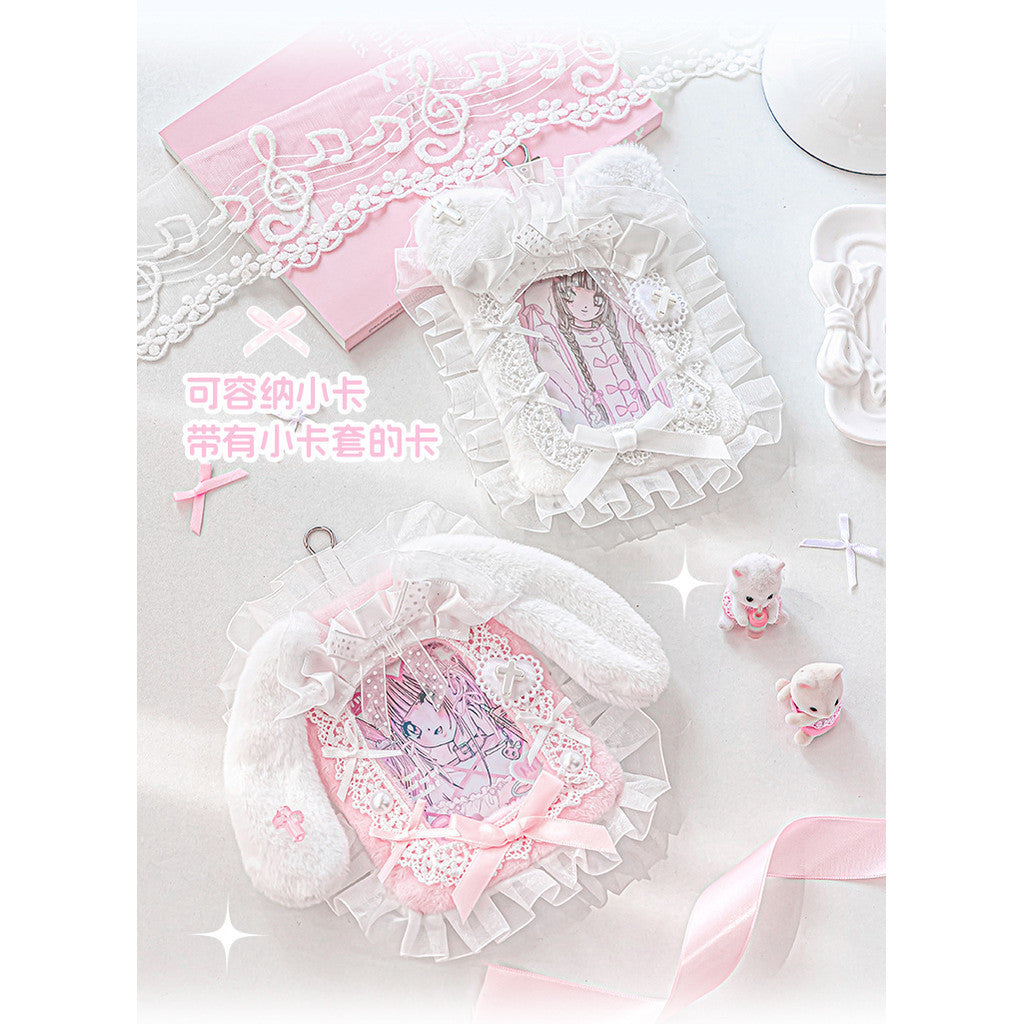 Tutu&Byebye Plush Lace Photocard Holder