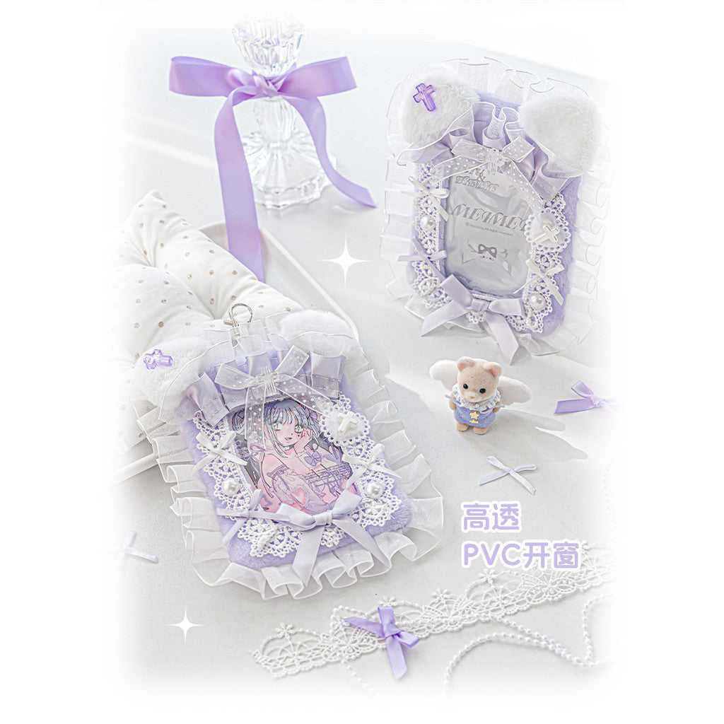 Tutu&Byebye Plush Lace Photocard Holder