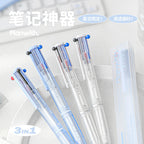 Planwith Clear Triangle 3-in-1 Multi-Color Pen