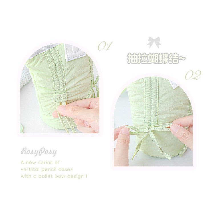 RosyPosy Milky Ballet Vertical Pencil Case