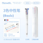 Planwith Clear Triangle 3-in-1 Multi-Color Pen