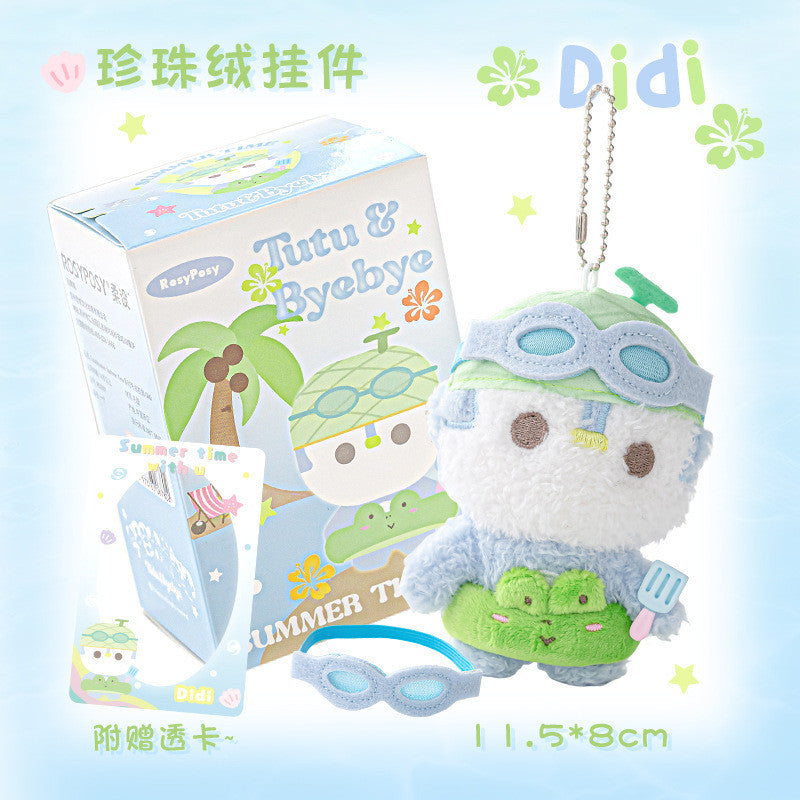 RosyPosy Hawaii Series Plush Doll Charm