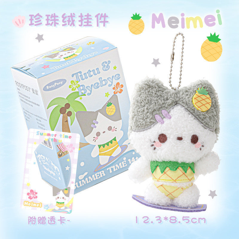 RosyPosy Hawaii Series Plush Doll Charm