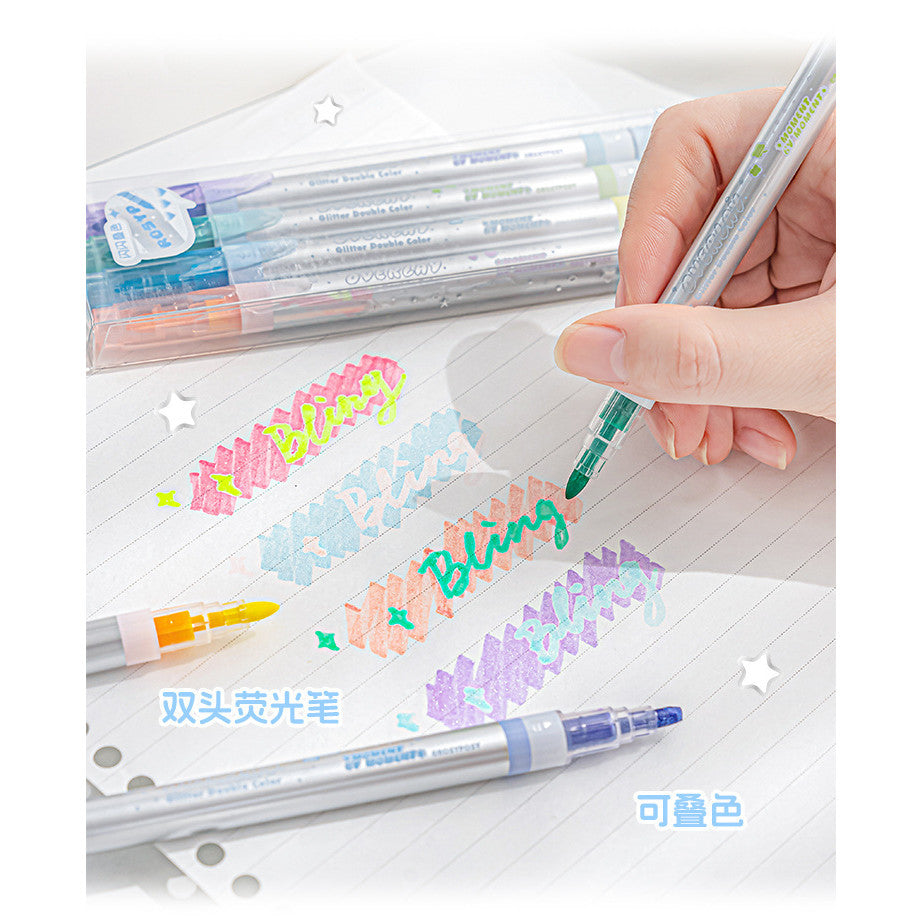 RosyPosy Shimmering Dual-Tip Glitter Highlighter