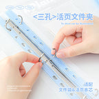 Planwith "Organized" Clear 3-Ring Binder
