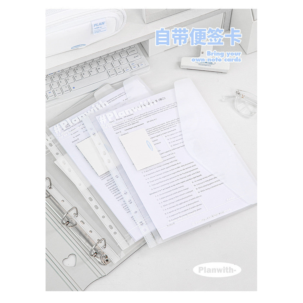Planwith Aesthetic PP Waterproof Document Organizer