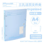 Planwith "Organized" Clear 3-Ring Binder