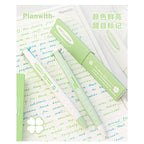 Planwith "Four-Leaf Clover" 3-in-1 Multi-Color Gel Pen