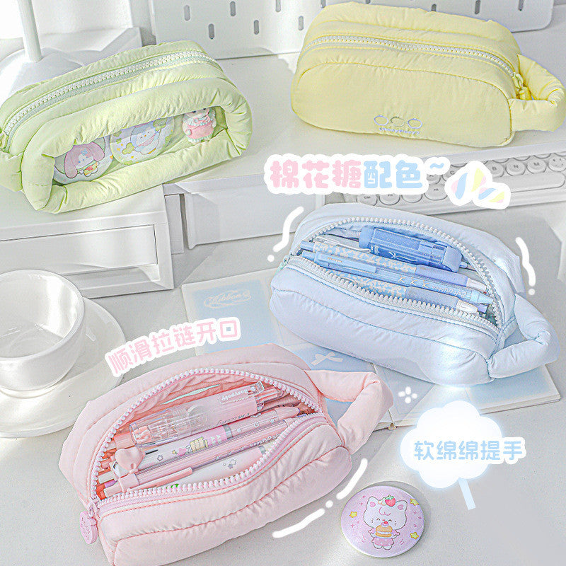 RosyPosy APPLE Cotton Candy Puffy Pencil Case