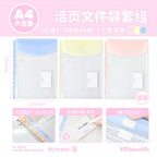 Planwith "Organized" Clear 3-Ring Binder