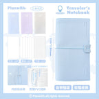 Planwith "Little Silver" Soft Leather Travel Journal