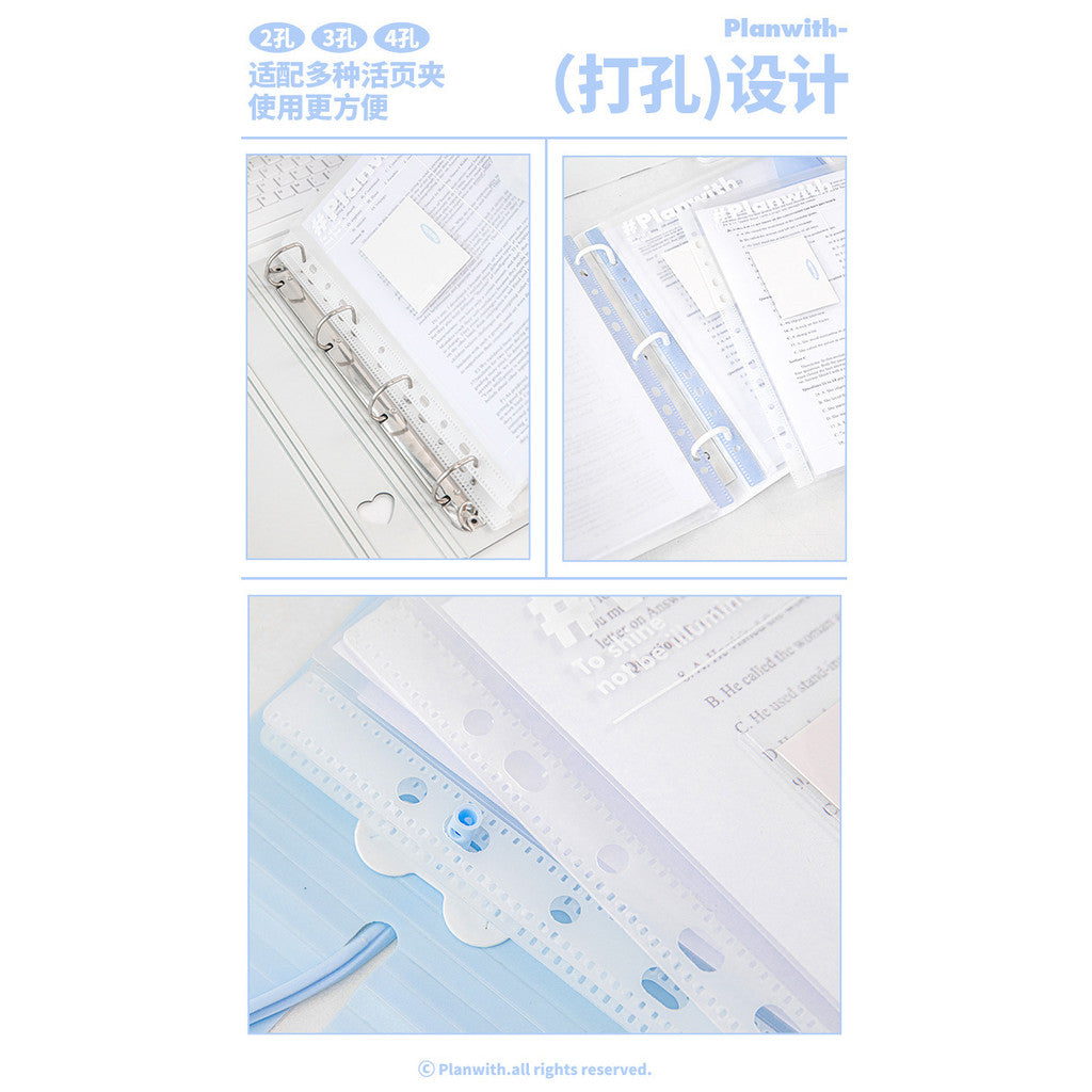 Planwith Aesthetic PP Waterproof Document Organizer