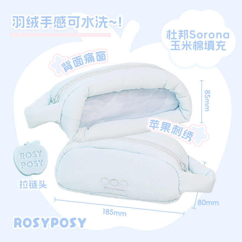 RosyPosy APPLE Cotton Candy Puffy Pencil Case
