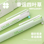 Planwith "Four-Leaf Clover" 3-in-1 Multi-Color Gel Pen