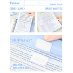 Planwith "Organized" Clear 3-Ring Binder