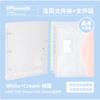 Planwith "Organized" Clear 3-Ring Binder