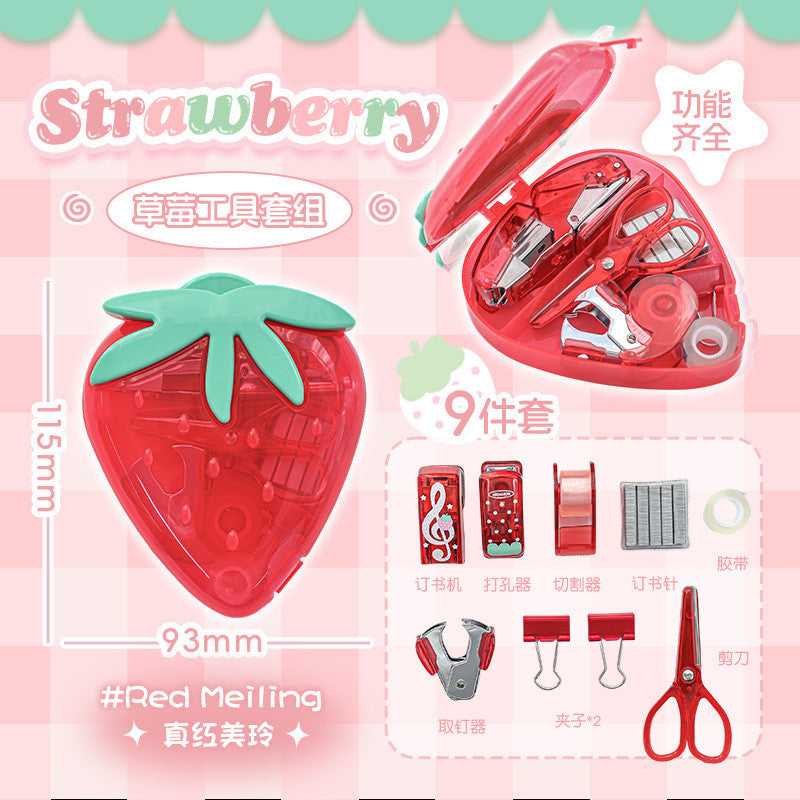 RosyPosy Strawberry Garden Stationery Tool Set
