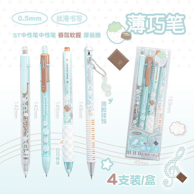 RosyPosy Strawberry Chocolate Retractable Gel Pen