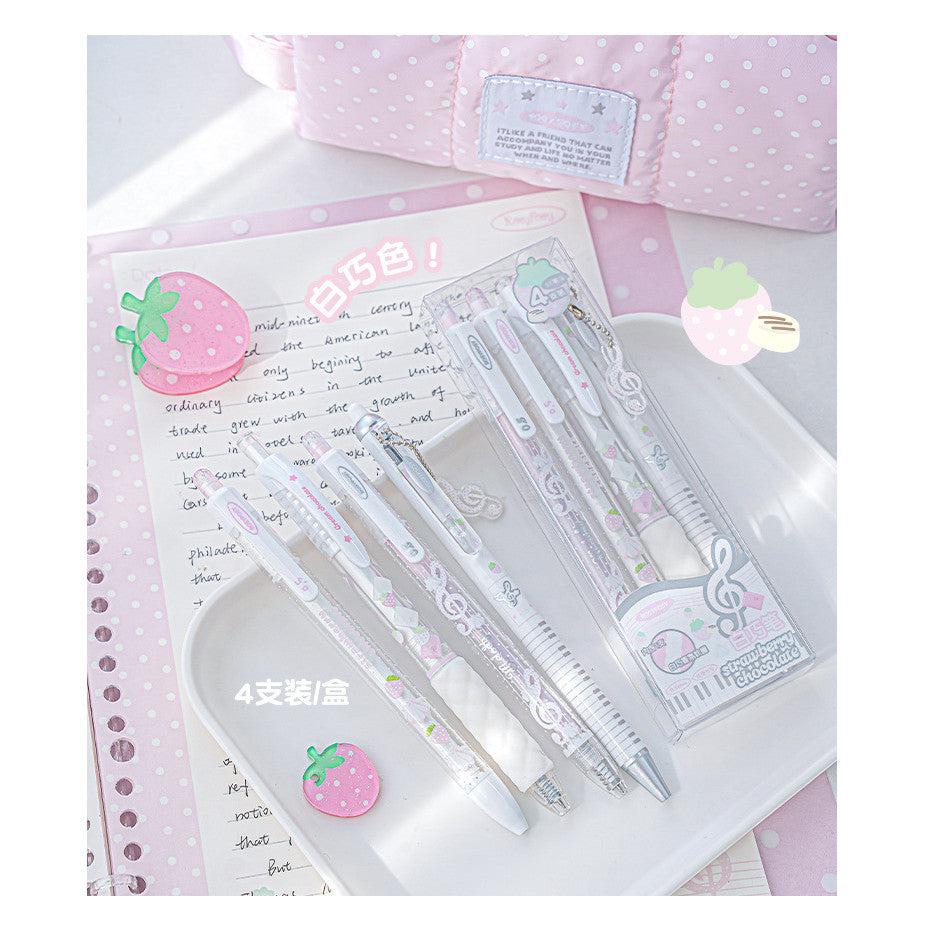 RosyPosy Strawberry Chocolate Retractable Gel Pen