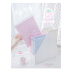RosyPosy Strawberry Polka Dot Softcover Loose-Leaf Notebook