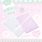 RosyPosy Strawberry Polka Dot Softcover Loose-Leaf Notebook