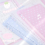 RosyPosy Strawberry Polka Dot Softcover Loose-Leaf Notebook